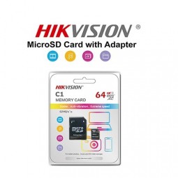 HIKVISION C1 64Go MICRO SD CLASS 10 AVEC ADAPTATEUR SD